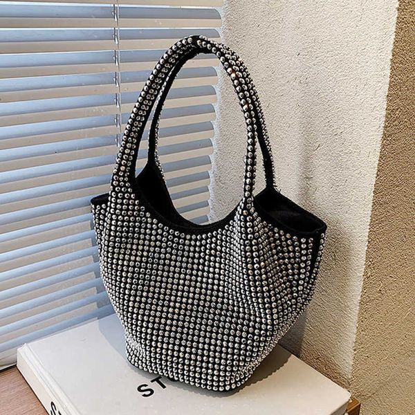 shopping bags fashion rhinestone shoulder for women large caapcity handbag totes female pu leather underarm bag big pack 230304
shopping bags fashion rhinestone shoulder for women large caapcity handbag totes female pu leather underarm bag big pack 230304