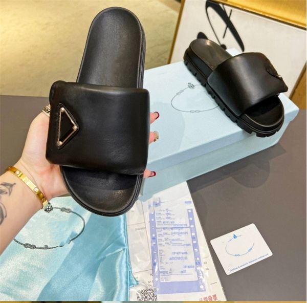 designer brand slippers triangle soft padded nappa sandals women leather pillow slides soft padded beach slipper lady mule hook loop adjusta, Black
designer brand slippers triangle soft padded nappa sandals women leather pillow slides soft padded beach slipper lady mule hook loop adjusta, Black