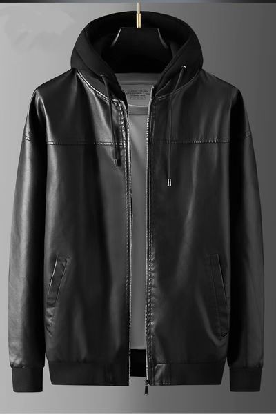 men's leather & faux leather spring new leather jacket men's hooded pu imitation leather youth black leather coat
men's leather & faux leather spring new leather jacket men's hooded pu imitation leather youth black leather coat