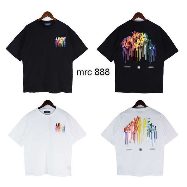 loose amirly t-shirt new drip women's printing round neck short star sleeve men's and, White;black
loose amirly t-shirt new drip women's printing round neck short star sleeve men's and, White;black