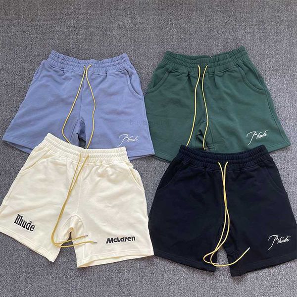men women 1 1 yellow drawstring white rhude shorts breeches embroidery wxre qw4c, White;black
men women 1 1 yellow drawstring white rhude shorts breeches embroidery wxre qw4c, White;black