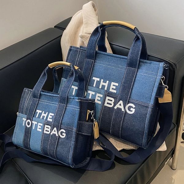 evening bags ladies luxury brands denim the tote for women handbags designer canvas shoulder crossbody bag patchwork shopper purses 230306
evening bags ladies luxury brands denim the tote for women handbags designer canvas shoulder crossbody bag patchwork shopper purses 230306