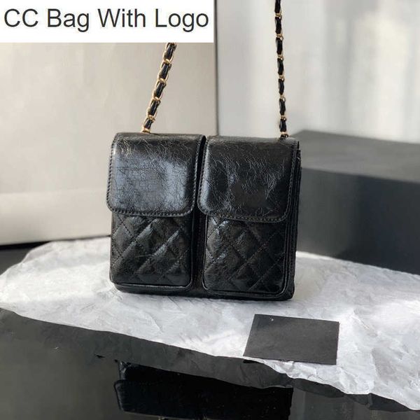 cc handbags 2022ss vintage oil wax phone bags classic mini flap multi pochette quilted gold metal hardware crossbody shoulder large capacity, Black
cc handbags 2022ss vintage oil wax phone bags classic mini flap multi pochette quilted gold metal hardware crossbody shoulder large capacity, Black
