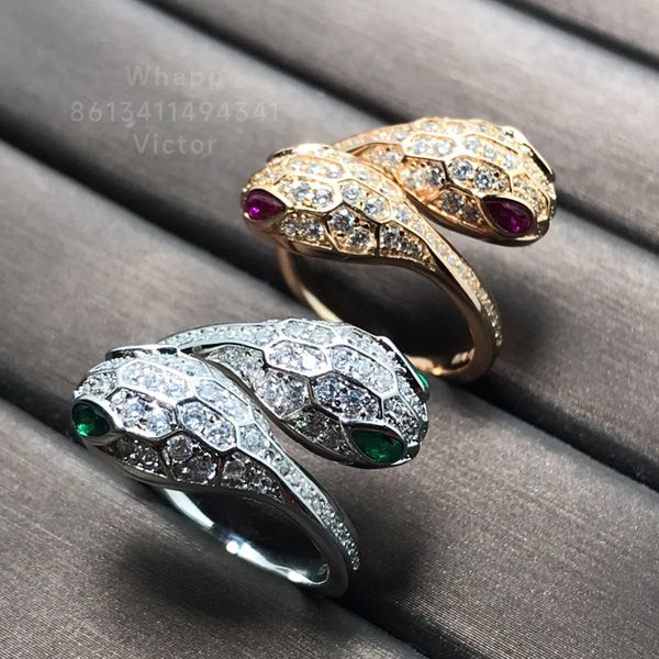 buigari double snakehead designer ring for woman diamond gold plated 18k official reproductions classic style never fade fashion anniversary, Silver
buigari double snakehead designer ring for woman diamond gold plated 18k official reproductions classic style never fade fashion anniversary, Silver