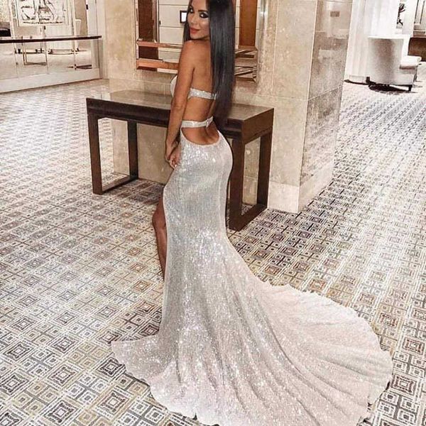 party dresses 2023 new women's dress solid color bra backless sequin fishtail dress t230303, White;black
party dresses 2023 new women's dress solid color bra backless sequin fishtail dress t230303, White;black