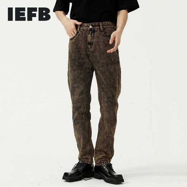 men's jeans brown straight korean trend color vintage streetwear fashion denim trousers 2023 autumn split bottoms long pants 230306, Blue
men's jeans brown straight korean trend color vintage streetwear fashion denim trousers 2023 autumn split bottoms long pants 230306, Blue