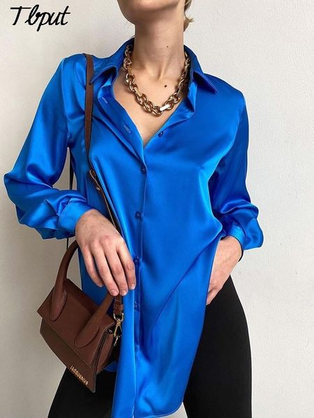 women's blouses shirts women blue silk satin drape shirts female lapel casual bottoming blouse spring retro solid long sleeve shirts wi, White
women's blouses shirts women blue silk satin drape shirts female lapel casual bottoming blouse spring retro solid long sleeve shirts wi, White