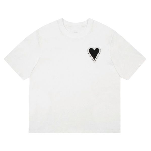 shirts red women amis designers t heart round neck tees 2023ss letters embroidery pullover loose tee couple high street cotton casual classi, White
shirts red women amis designers t heart round neck tees 2023ss letters embroidery pullover loose tee couple high street cotton casual classi, White