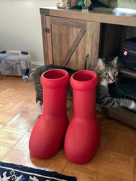 new mschf rain boots big red boot designer astro boy men women shoes fashion rainboots cartoon boots into real life rubber kneeboots round t, Black
new mschf rain boots big red boot designer astro boy men women shoes fashion rainboots cartoon boots into real life rubber kneeboots round t, Black