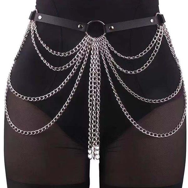 belts harajuku american street dance personality punk waist chain gothic multilayer metal chain tassel body chains jewelry belt 230306, Black;brown
belts harajuku american street dance personality punk waist chain gothic multilayer metal chain tassel body chains jewelry belt 230306, Black;brown