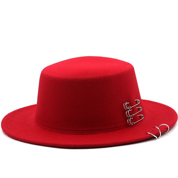 cloches retro winter autumn women men flat brim hat imitation woolen ring fedora hats belt buckle decorated ladies boater hat 230306, Blue;gray
cloches retro winter autumn women men flat brim hat imitation woolen ring fedora hats belt buckle decorated ladies boater hat 230306, Blue;gray