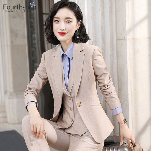 women's suits blazers elegant pant suits women 3 pieces set office lady business work blazer suit female formal jacket vest trousers cl, White;black
women's suits blazers elegant pant suits women 3 pieces set office lady business work blazer suit female formal jacket vest trousers cl, White;black