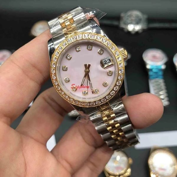 brand new with original boxluxury fashion watches 18k yellow gold diamond dial & bezel 2813 watch automatic lady watch wristwatch, Slivery;brown
brand new with original boxluxury fashion watches 18k yellow gold diamond dial & bezel 2813 watch automatic lady watch wristwatch, Slivery;brown
