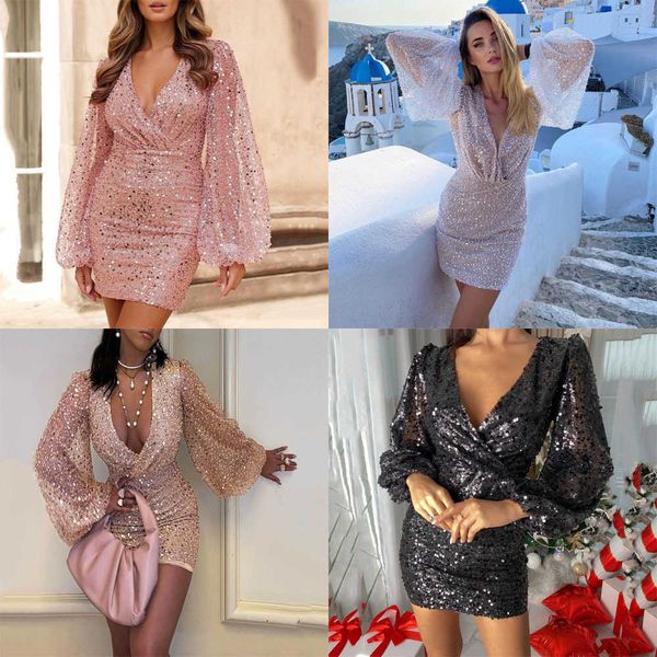 casual dresses 2023 new women's dress long-sleeved v-neck sequin waist wrap hip skirt t230303, Black;gray
casual dresses 2023 new women's dress long-sleeved v-neck sequin waist wrap hip skirt t230303, Black;gray