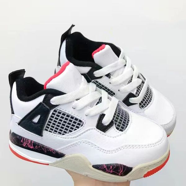 2023 kids shoes 4 designer basketball infants sport sneakers fire red bred 4s cat the sail university blue boys grils royalty pure military, Black
2023 kids shoes 4 designer basketball infants sport sneakers fire red bred 4s cat the sail university blue boys grils royalty pure military, Black