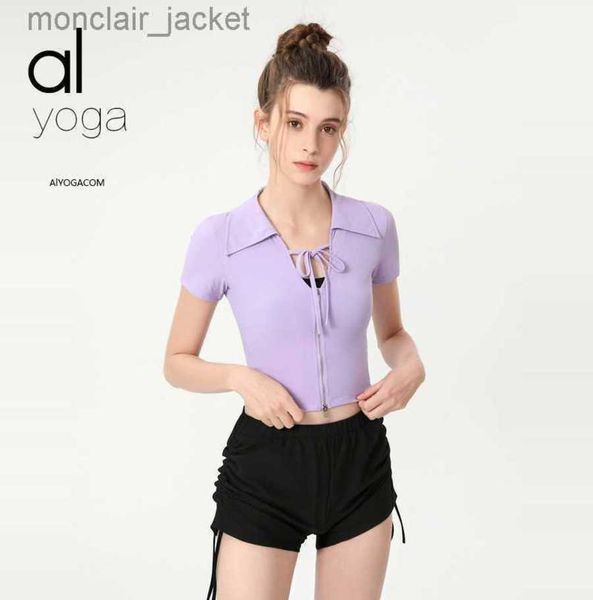 designer alos yoga nude yoga suit short-sleeved women's tight-fitting breathable fitness stretch sports running quick-drying t-shirt, White
designer alos yoga nude yoga suit short-sleeved women's tight-fitting breathable fitness stretch sports running quick-drying t-shirt, White