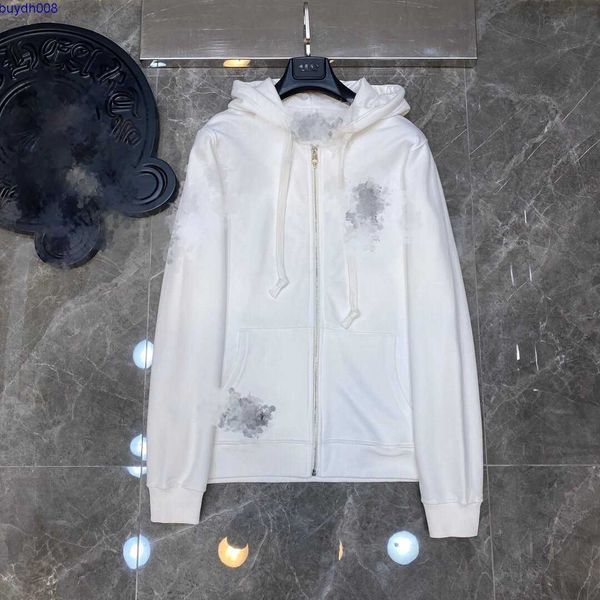 jlvj 2023 new men's and women's zipper hoodie fashion brand ch autumn and winter series high street leisure loose hvau, Black 
jlvj 2023 new men's and women's zipper hoodie fashion brand ch autumn and winter series high street leisure loose hvau, Black