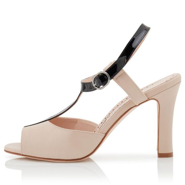 fashion women sandals pumps tariki 90 mm beige calf leather t-bar slingback italy summer lady clare sling designer originals coarse heel san, Black
fashion women sandals pumps tariki 90 mm beige calf leather t-bar slingback italy summer lady clare sling designer originals coarse heel san, Black