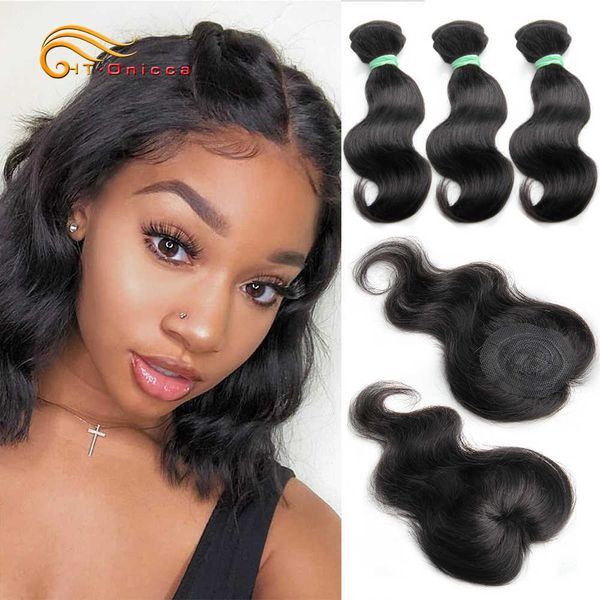 wig caps brazilian body wave hair 3 bundles with closure 8inch remy human hair extensions human hair bundles with closure natural color j230, Black;brown
wig caps brazilian body wave hair 3 bundles with closure 8inch remy human hair extensions human hair bundles with closure natural color j230, Black;brown
