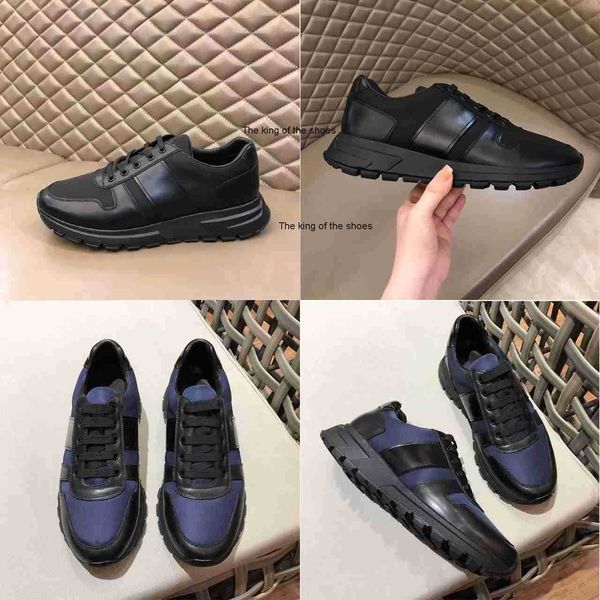 2023 og prad luxurys designers men shoes prax 01 leather and technical fabric sneakers calfskin vintage mesh runner trainers with box 296 rn, Black
2023 og prad luxurys designers men shoes prax 01 leather and technical fabric sneakers calfskin vintage mesh runner trainers with box 296 rn, Black
