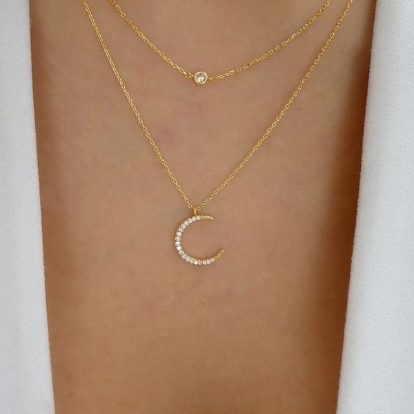 jane style temperament necklace moon pendant simple vintage choker collarbone necklace wholesale, Silver
jane style temperament necklace moon pendant simple vintage choker collarbone necklace wholesale, Silver