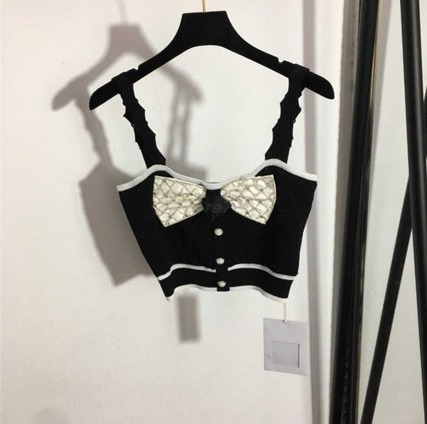 2023 womens summer knit tee designer with bow flowers beads milan runway cotton designer crop t-shirt clothing high end pullovers, White
2023 womens summer knit tee designer with bow flowers beads milan runway cotton designer crop t-shirt clothing high end pullovers, White