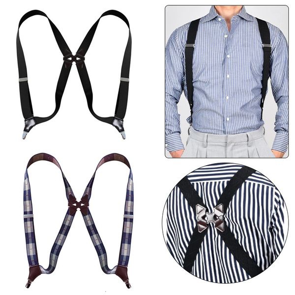 suspenders 1pc 35120cm men 2 clips elastic xtype strap fashion business suspender male jockstrap wide braces 230307, Black;white
suspenders 1pc 35120cm men 2 clips elastic xtype strap fashion business suspender male jockstrap wide braces 230307, Black;white