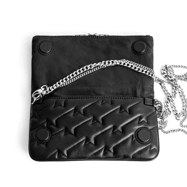 cow leather crossbody bag ladies hand bags for women luxury handbags women bags designer shoulder bag wings decoration chain bag, Black;red
cow leather crossbody bag ladies hand bags for women luxury handbags women bags designer shoulder bag wings decoration chain bag, Black;red
