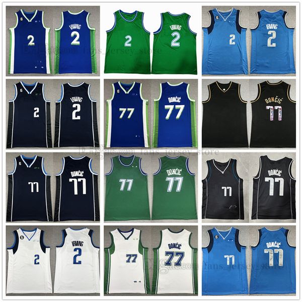 custom youth kids women 2023 basketball 77 luka jersey 2 kyrie doncic irving with 6 patch white blue green stitched jerseys, Black;red
custom youth kids women 2023 basketball 77 luka jersey 2 kyrie doncic irving with 6 patch white blue green stitched jerseys, Black;red
