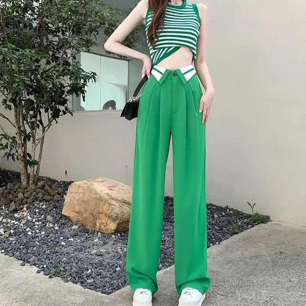 women's pants s high waist straight suit pant spring autumn korean style design niche loose thin wide leg casual streetwear mopping 230, Black;white
women's pants s high waist straight suit pant spring autumn korean style design niche loose thin wide leg casual streetwear mopping 230, Black;white
