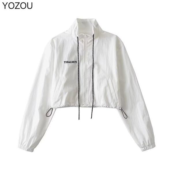 women's jackets yozou autumn black white gray gorpcore outdoor y2k zip up cropped jacket windbreaker women streetwear harajuku girl fe, Black;brown
women's jackets yozou autumn black white gray gorpcore outdoor y2k zip up cropped jacket windbreaker women streetwear harajuku girl fe, Black;brown