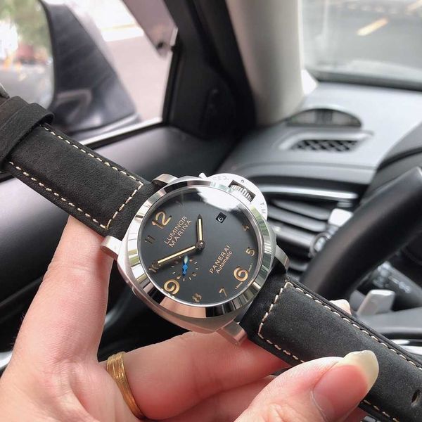luxury mechanical watch panaral_ sapphire mirror swiss automatic movement size 44mm imported cowhide strap 1l6i, Slivery;brown
luxury mechanical watch panaral_ sapphire mirror swiss automatic movement size 44mm imported cowhide strap 1l6i, Slivery;brown