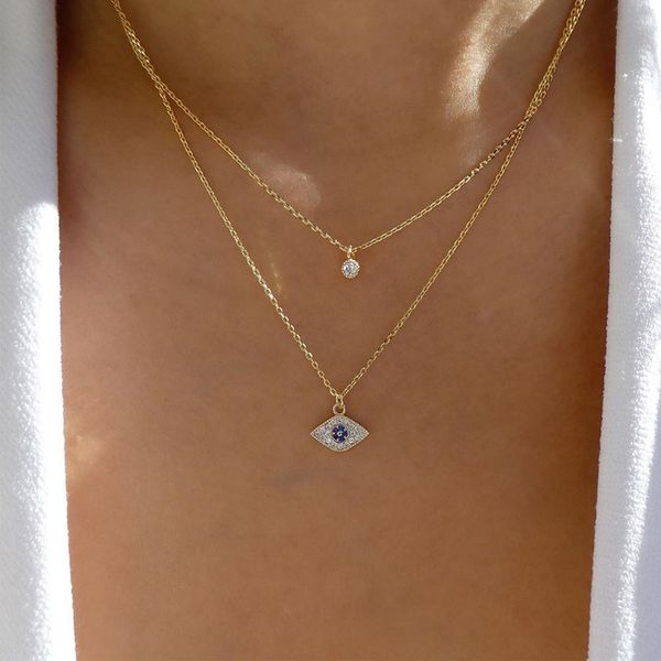 Vintage alloy Devil's Eye Pendant Multi-layer Necklace Female Fashion Street Shoot Necklace Wholesale
Vintage alloy Devil's Eye Pendant Multi-layer Necklace Female Fashion Street Shoot Necklace Wholesale