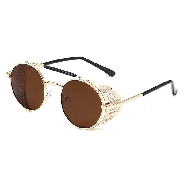 european and american new trend sunglasses personalized flip metal sunglasses retro round frame sunglasses for women and men, White;black
european and american new trend sunglasses personalized flip metal sunglasses retro round frame sunglasses for women and men, White;black
