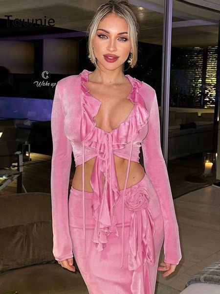 two piece dress tawnie y2k 2 set 2023 summer flower ruffle v neck long sleeve crop and midi skirt matching party 230306, White
two piece dress tawnie y2k 2 set 2023 summer flower ruffle v neck long sleeve crop and midi skirt matching party 230306, White