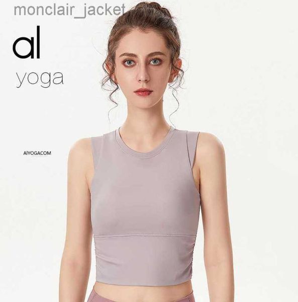 designer brand tank alos yoga solid sports tank women's tight elastic running shirt gym tank yoga top, White
designer brand tank alos yoga solid sports tank women's tight elastic running shirt gym tank yoga top, White