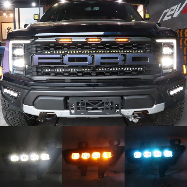 2pcs led daytime running light for ford f-150 f150 raptor 2022 2023 dynamic turn signal waterproof car led drl lamp
2pcs led daytime running light for ford f-150 f150 raptor 2022 2023 dynamic turn signal waterproof car led drl lamp