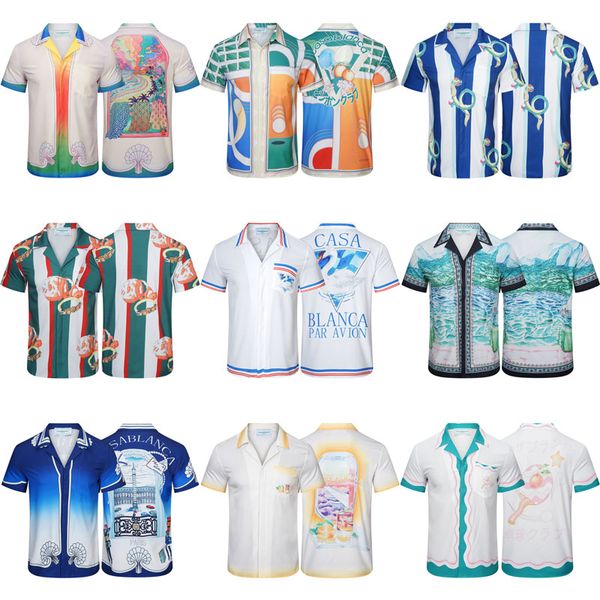 casablanca tees men's casual summer shirts cotton loose casual short sleeved t shirt for men and women tee, White;black
casablanca tees men's casual summer shirts cotton loose casual short sleeved t shirt for men and women tee, White;black