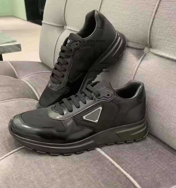 2023 og 23s/s men sneaker prax 01 design shoes brushed leather low trainers man technical rubber re-nylon runner sports lug sole casual walk, Black
2023 og 23s/s men sneaker prax 01 design shoes brushed leather low trainers man technical rubber re-nylon runner sports lug sole casual walk, Black
