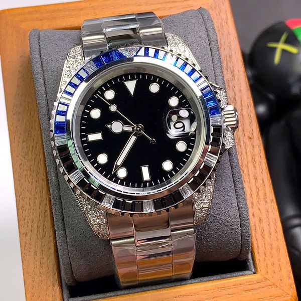 diamond mens watch black watch automatic mechanical watchs stainless steel rubber strap 40mm watch designer sapphire waterproof montre de lu, Slivery;brown
diamond mens watch black watch automatic mechanical watchs stainless steel rubber strap 40mm watch designer sapphire waterproof montre de lu, Slivery;brown