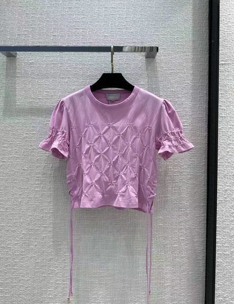 milan runway women's t-shirt 2023 spring summer o neck short sleeve fashion designer brand same style t-shirt 0307-5, White
milan runway women's t-shirt 2023 spring summer o neck short sleeve fashion designer brand same style t-shirt 0307-5, White