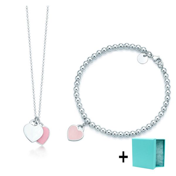 original 2 hearts pendants necklace set valentines gift new 925 sterling silver fashion classic diy love necklace bracelet set women designe
original 2 hearts pendants necklace set valentines gift new 925 sterling silver fashion classic diy love necklace bracelet set women designe