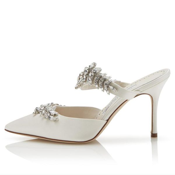 fashion women sandals pumps lurum 90 mm white champagne satin crystal embellished mules italy trendy pointed toes ankle straps designer sand, Black
fashion women sandals pumps lurum 90 mm white champagne satin crystal embellished mules italy trendy pointed toes ankle straps designer sand, Black