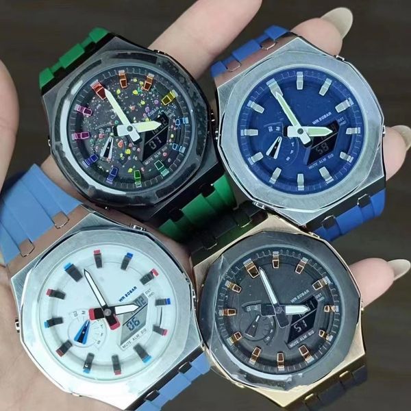 original shock watch gma-2100 quartz digital watch alloy dial world time rubber band oak series led, Slivery;golden
original shock watch gma-2100 quartz digital watch alloy dial world time rubber band oak series led, Slivery;golden