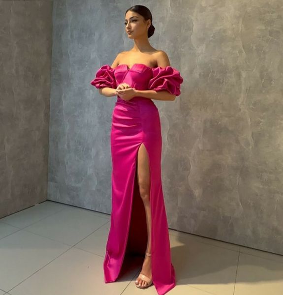 2023 pink sweetheart evening dresses side split arabic satin prom party birthday engagement gowns robe de soiree, Black;red
2023 pink sweetheart evening dresses side split arabic satin prom party birthday engagement gowns robe de soiree, Black;red