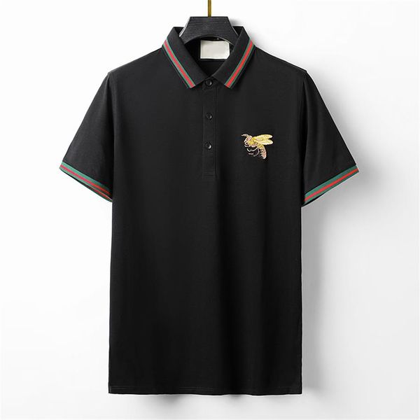 summer new product psycho/b skull rabbit embroidered polo shirt rib lapel casual fashion trendy men., White;black
summer new product psycho/b skull rabbit embroidered polo shirt rib lapel casual fashion trendy men., White;black