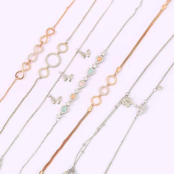 charm bracelets 20 pcs lot summer korean wholesale cubic zirconia mix styles classic jewelry for women and girls not easy fade 230307, Golden;silver
charm bracelets 20 pcs lot summer korean wholesale cubic zirconia mix styles classic jewelry for women and girls not easy fade 230307, Golden;silver