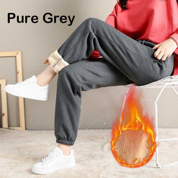 men's pants winter women thicken pants gym sweatpants solid color warm leggings female casual elasticity loose sports fleece trousers z, Black
men's pants winter women thicken pants gym sweatpants solid color warm leggings female casual elasticity loose sports fleece trousers z, Black