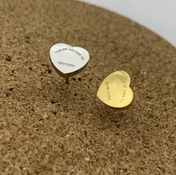 classic flower heart-shaped charm earrings gold rose silver earring studded women's gold titanium steel luxury designer letter t gift w, Golden
classic flower heart-shaped charm earrings gold rose silver earring studded women's gold titanium steel luxury designer letter t gift w, Golden