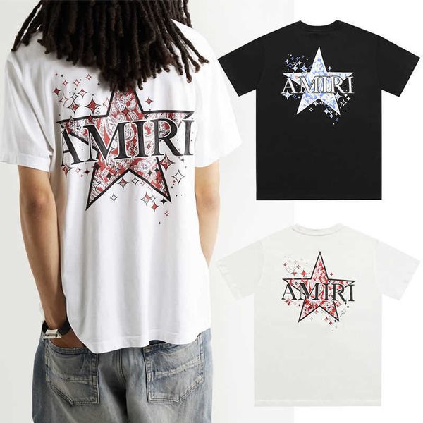 t-shirts amnri tee men women cotton leisure designer fashion brand simple cashew five-pointed star high street short sleeve letter lo 67h7, White;black
t-shirts amnri tee men women cotton leisure designer fashion brand simple cashew five-pointed star high street short sleeve letter lo 67h7, White;black